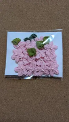 つまみ細工 桜モチーフ パーツセット ピンク系