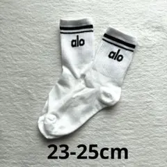 알로 로고가 새겨진 쇼트 삭스