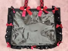 ザッカマート A3 フリルデザイントート Black Limited レッド