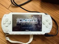【バッテリー無し、ジャンク扱い】ホワイト PSP-1000 本体