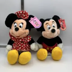 現状品　レトロ　ぬいぐるみ　東京ディズニーランド　ミニー/ミッキー