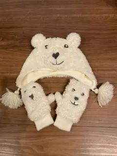 ★お値下げ★ベビー キッズ　ニット帽&手袋セット