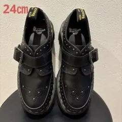 入手困難　新品　ドクターマーチン RAMSEY QUAD MONK 厚底 24㎝