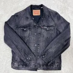 美品　M リーバイス 72334 後染めブラック デニムジャケット　Gジャン
