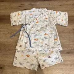 petit main プティマイン　恐竜柄甚平 120cm