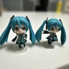 初音ミク 可動式フィギュア 2体セットねんどろいどプチ