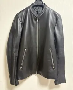 LIDnM シングルライダースジャケット ブラック