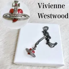 美品 ヴィヴィアンウエストウッド ディアマンテ ハート ストーン ネックレス