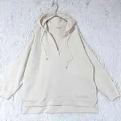 ⁠オフオン パーカー 38 M アイボリー スキッパー フーディー⁠ ポケット付