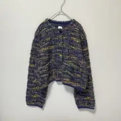 ✨新品タグ付き✨6 ROKU スラブ ミックス カーディガン