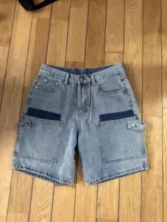 デニムショートパンツ ライトブルー