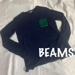 D1807 BEAMS メンズM 長袖 カットソー ロンT