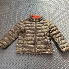 【UNIQLO 120cm】迷彩 中綿コート