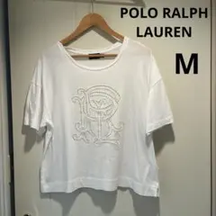 Ralph Lauren RLロゴ 刺繍 半袖Tシャツ ホワイトのサムネイル