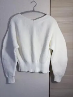 isale様専用　FRAY I.D ホワイト ボリューム ニット セーター