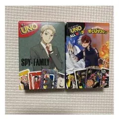 21.マック　UNO 僕のヒーローアカデミア　スパイファミリー　ハッピーセット