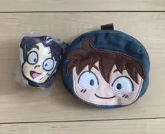 忍たま スクエアポーチ フェイスポーチ 土井 きり丸