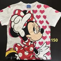 ミニーマウス　Tシャツ　150 東京ディズニーリゾート　ハートのサムネイル
