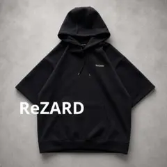 2132◆ReZARD リザード ショートスリーブ フーディー ブラックのサムネイル