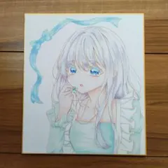コピック画 色紙 イラスト