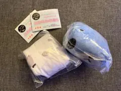 シュガーバニーズ ふわふわ巾着 2 あおうさ ぶちうさ