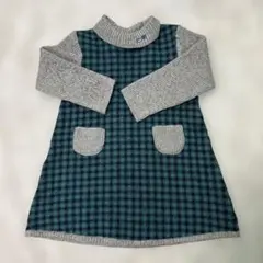 ファミリア100 ファミリアチェックワンピース