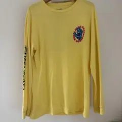 SANTA CRUZ スケートボード 長袖Tシャツ イエロー　メンズ　Lのサムネイル