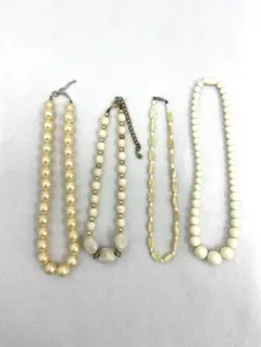 40.760【ネックレス　4本セット】ヴィンテージ　まとめ売り