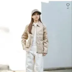 ユニクロC☆コットンブレンドドローストリングジャケット 新品