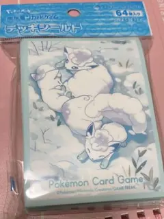 新品　ポケモンカードゲーム デッキシールド アローラロコン
