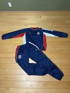 Admiral ピステ・ウィンドブレーカー 上下セット　ネイビー/レッド