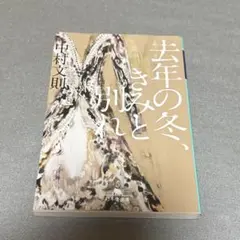 去年の冬、きみと別れ 中村文則 幻冬舎文庫