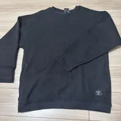 adidas ワッフル ニットセーター　2XL ブラック
