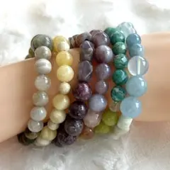 【お片付けSALE】6本セット 天然石ビーズ