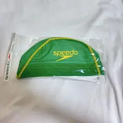 Speedo スイムキャップ グリーンのサムネイル