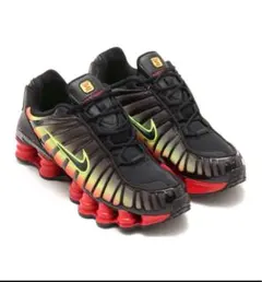 NIKE W SHOX TL BLACK/BLACK-VOLT-FIRE RED