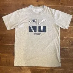 mont-bell Kajitax プリントTシャツ グレー WICウィックロン
