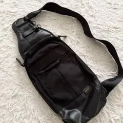 ポーター　ヒート　ボディバッグ　ブラック　美品