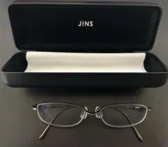 JINSメタルフレーム オーバル型メガネ