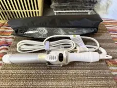 サロニア ミニ カールアイロン25mm 耐熱ポーチ付 SL-011CW ホワイト