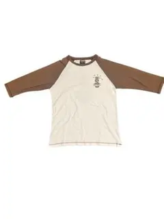 old stussy 90s ラグランT 七分袖 クラウンロゴ usa製 - メルカリ