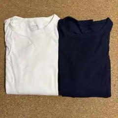 UNIQLO極暖ヒートテックコットン 150cm 長袖シャツ 2色セット