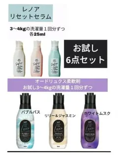 お試しセット♡レノア柔軟剤6種類