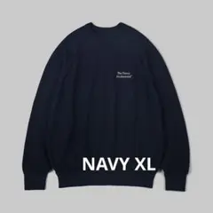 ENNOY MERINO WOOL SWEATER NAVY XL