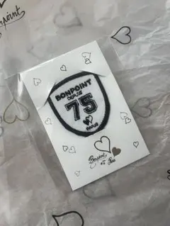 BONPOINT 75 刺繍　ワッペン