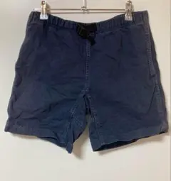Gramicci ネイビー ショートパンツ ウエスト調整付き