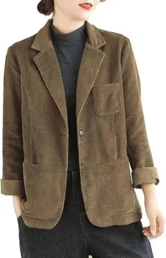 ジャケット レディース 秋 テーラードジャケット 2XL