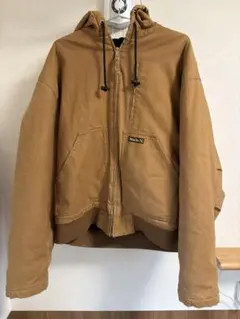 Walls ダックジャケットL ブラウン フード付き 中綿 ワーク　カーハート系