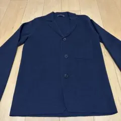 [美品]ユニクロ ニット カーディガン　ネイビー