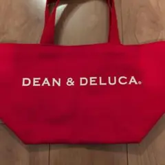 DEAN & DELUCA レッド トートバッグS